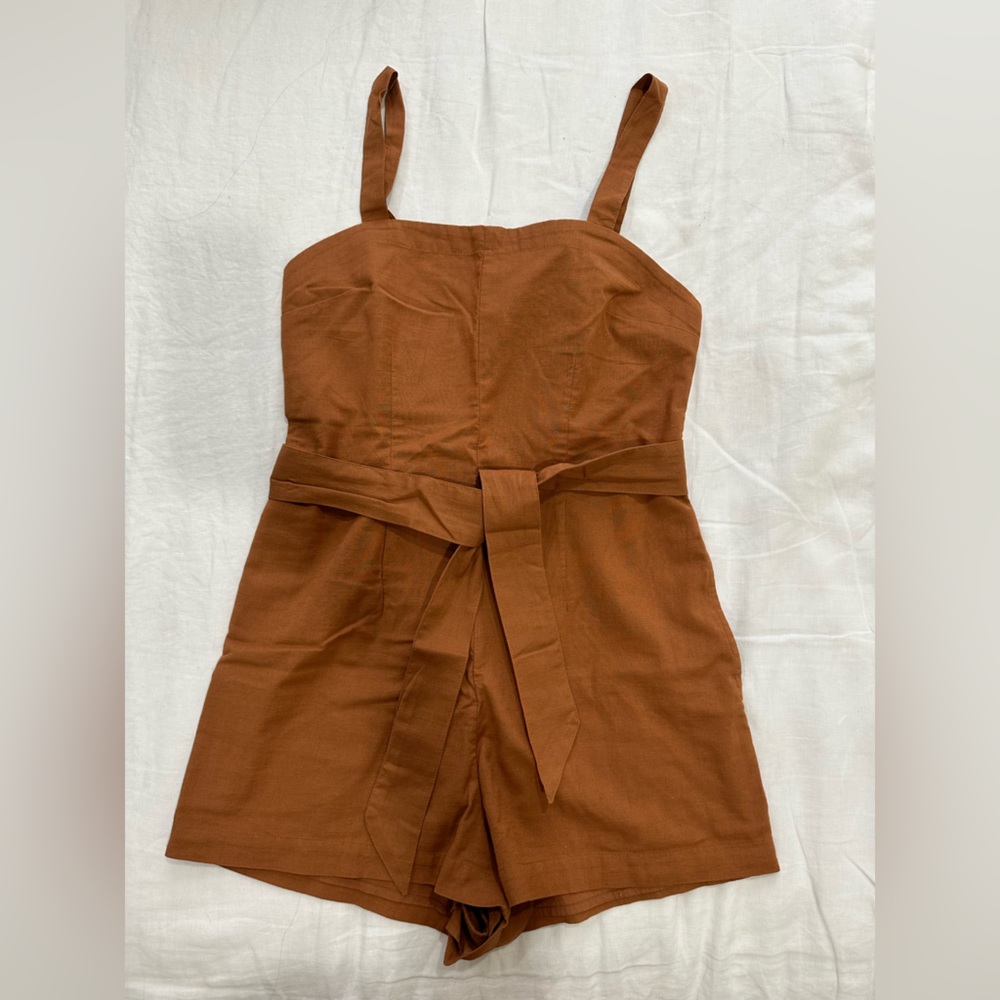 NWT Abercrombie & Fitch linen romper